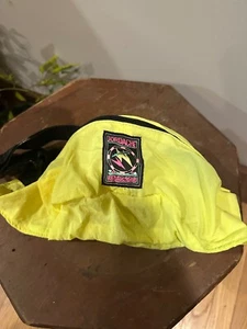 Vintage 90's Jordache Fanny Pack Bright Yellow Neon - Picture 1 of 3