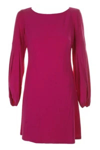 American Living Pink Bishop-Sleeve Sheath Dress 10 - Picture 1 of 3