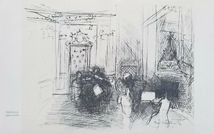 RAOUL DUFY Doppelseitige Lithographie gedruckt von Mourlot - Bild 1 von 5