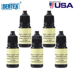 5 Stück Dental Lichthärtender Harzkleber für Dentin und Emaille Haftmittel 5 ml - Bild 1 von 11