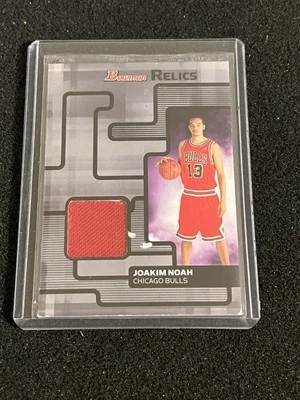 Футболка дебютанта Джоакима Ноа 2007-08 Bowman Relics Jersey Bulls #BR-JN - Изображение 1 из 4
