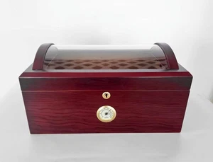 Humidor superior grande con cúpula Thompson 1915 con llaves - Imagen 1 de 6