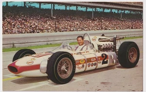 AUTO RACING INDY 500 RODGER WARD OF ANAHEIM CALIFORNIA EN 1964 AUTO DE CALIFICACIÓN - Imagen 1 de 2