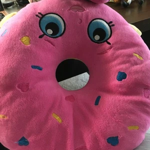 Juguete de peluche Shopkins Delish D'Lish rosa donut 13 pulgadas con aspersiones - Imagen 1 de 2