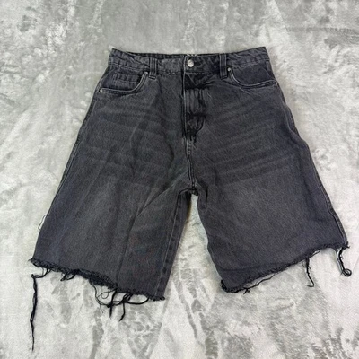 Pantalones Cortos The Hundreds Adam Bomb Para Hombres 28 Negro Suelto Denim Patinador Y2K Bordado Foto 1 de 4