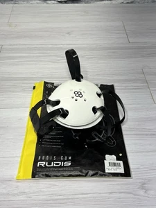 YOUTH RUDIS ELITE WRESTLING TOCADO Blanco Y Negro Nuevo Nunca Usado - Imagen 1 de 4