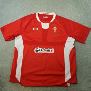 Under Armour Wales Rugby Shirt 3XL XXXL rot 2011/13 Home WRU HeatGear Admiral - Bild 1 von 10