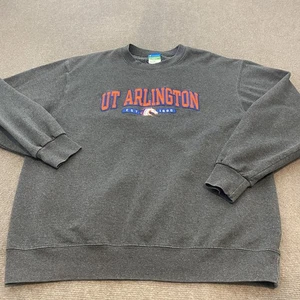 Champion University Texas Arlington Mavericks Sweatshirt Pullover Crewneck Large - Picture 1 of 9