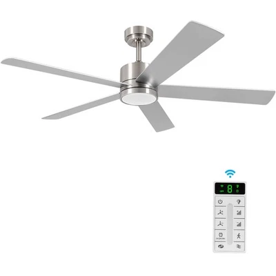 KOWNPY 52" Ceiling Fans with Lights Remote Control-Reversible DC Motor,5 Blades, - Image 1 of 4