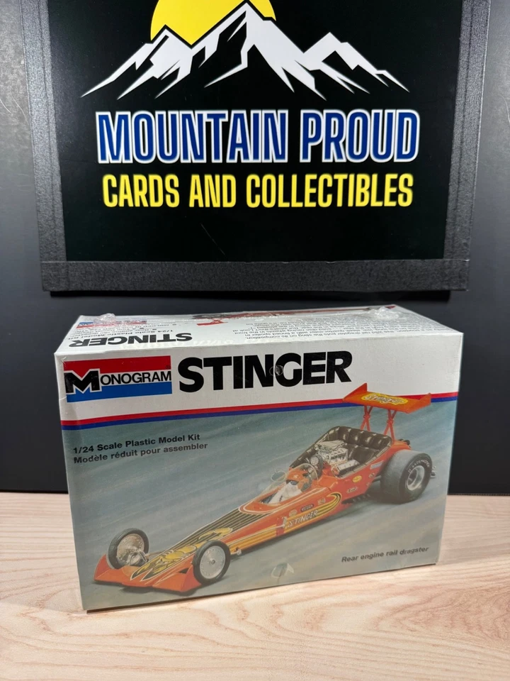 Monogram Stinger Rear Engine Rail Dragster 1/24 Scale Plastic Model Kit 2809