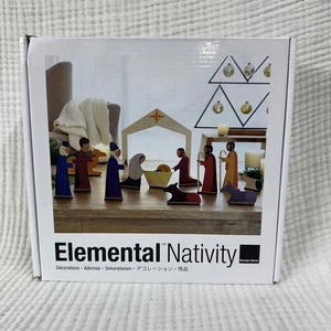 Elementarkrippe 13-teilig Holzkrippe religiös Weihnachtsdeko - Bild 1 von 7