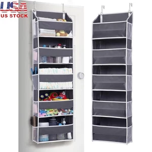 Over Door Organizer 5 Large Pockets Hanging Storage Toys Shoes Diapers New - Picture 1 of 9