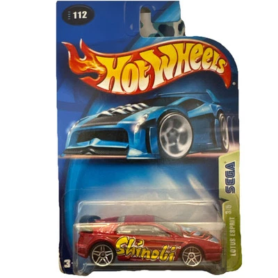 Hot Wheels Lotus Esprit 3/5 (2003) Red Sega Shinobi Toy Car #112 - (Short Card) - Image 1 of 2