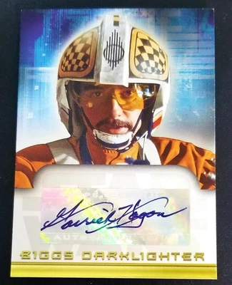 2006 Topps STAR WARS Evolutions Garrick Hagon Auto Biggs Darklighter Autograph - Image 1 of 2