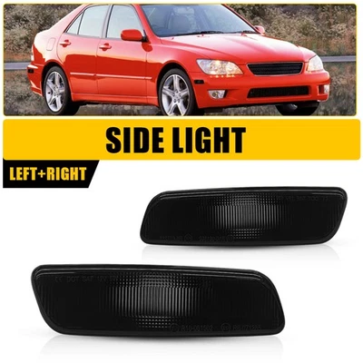 Smoke 2X Front Lens Side Light Marker For 01-03 Toyota Prius 04-06 Scion xA Base - Image 1 of 4