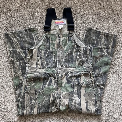 Vintage 90s Winchester Camouflage Hunting Overalls Size L Men’s - Image 1 of 4