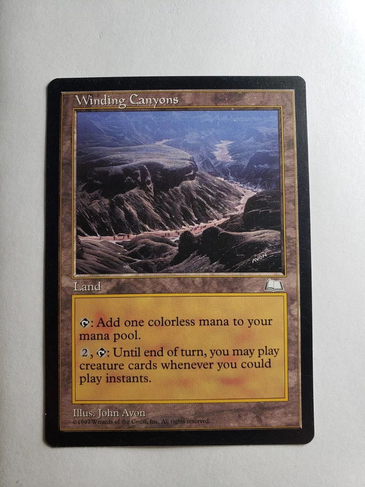 MTG, Winding Canyons, Weatherlight expansion,  Regular - Image 1 of 4