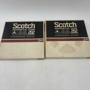 2 - Scotch 202 Prerecorded 1/4" Tapes 1,200' (Item# file1) - Picture 1 of 6
