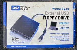 Western Digital USB External Floppy Drive FD-05PUW 1.44MB PC Mac WDFP027N - Picture 1 of 7
