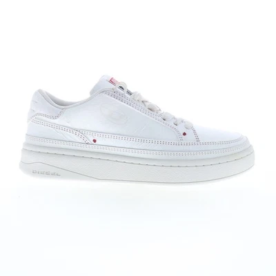 Diesel S-Sinna Low Tk W Womens White Leather Lifestyle Sneakers Shoes - Image 1 of 4