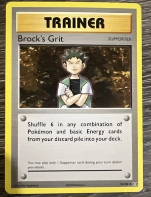 X4 Brock's Grit 74/108 Uncommon Pokemon TCG XY Evolutions Trainer Playset - Image 1 of 4