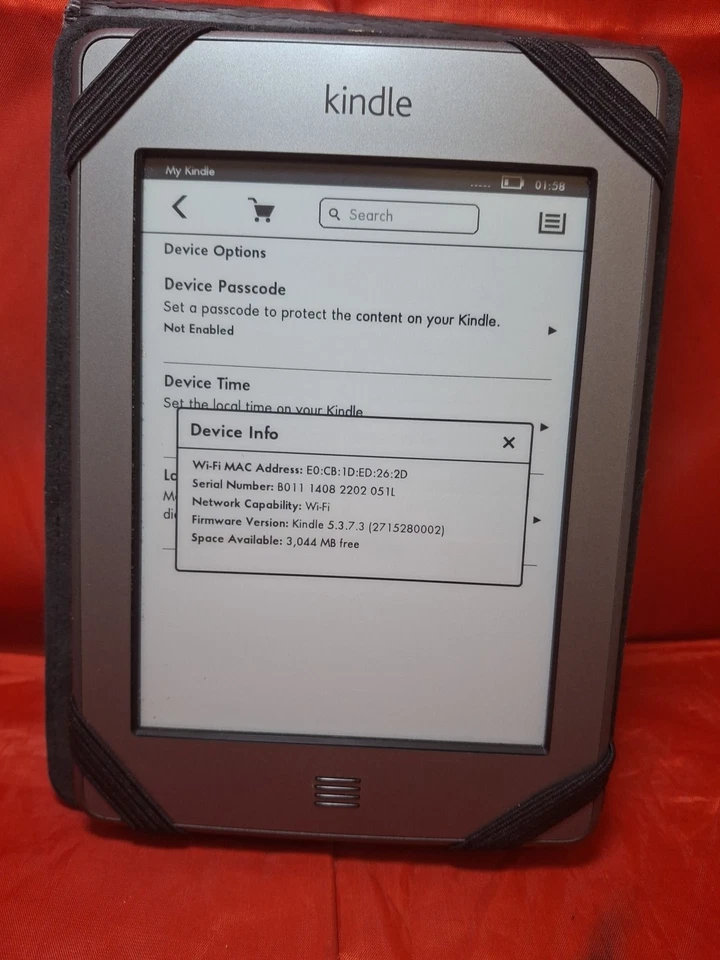 Amazon Kindle Touch 4th Generation D01200. WiFi. - Image 1 of 4