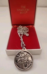 Hamilton Mint .999 Feinsilber 1976 Muttertag Anhänger Kette Halskette 18,22 g - Bild 1 von 12