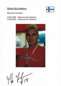 Marko KOVALAINEN, Finnland, Motorradsport, Motocross, Silber WM1998, Grossformat - Bild 1 von 1