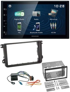 Kenwood 2DIN Bluetooth MP3 USB DAB Autoradio für Skoda Fabia Octavia II Rapid Ro - Bild 1 von 8