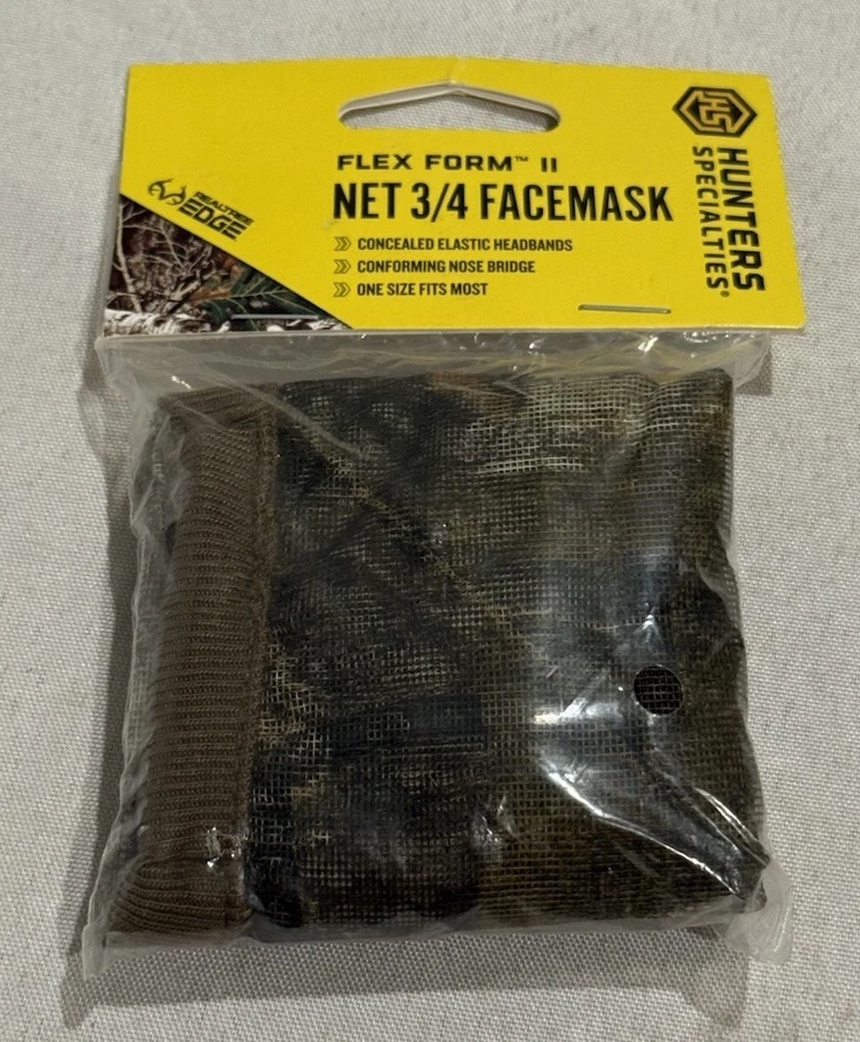 Hunter Specialties Flex Form ll 3/4 Facemask - Realtree Edge New - Image 1 of 1