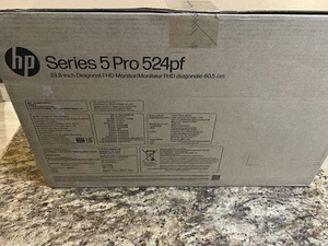 HP Series 5 Pro 524pf 23.8" Full HD Monitor 1920 x 1080 IPS 5 ms 100Hz BRAND NEW - Picture 1 of 5
