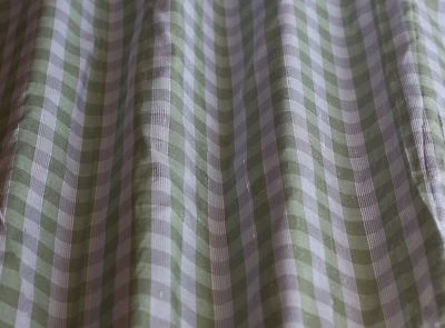 Tela 100 % seda a cuadros Dupioni Shantung 54" de ancho por yarda (SD-681B) como nueva/azul Foto 1 de 2