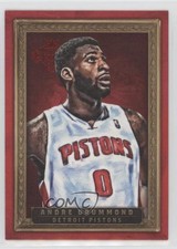 2013-14 Panini Court Kings Portraits Red Framed /25 Andre Drummond #64