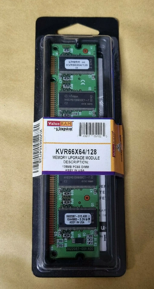 Kingston Memory Upgrade 128MB SDRAM PC66 KVR66X64/128 - Image 1 of 1