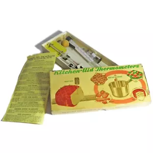 Juego de termómetros vintage para ayuda de cocina - Imagen 1 de 12