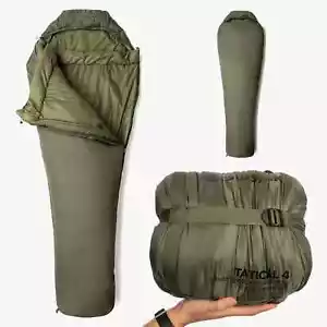 Snugpak Tactical 4 Sleeping Bag -12°C Adult 4 Season UK Made Mummy Military Army - Picture 1 of 6
