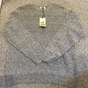 Jersey para hombre John Partridge gris Reino Unido L nuevo con etiquetas mezcla de lana country poliéster reciclado - Imagen 1 de 21