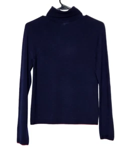 Ines De La Fressange Uniqlo Womens XXS Turtleneck Pullover Sweater 100% Wool - Picture 1 of 4