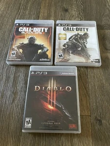 PS3 Spielepaket - Call of Duty Black Ops III und Advanced Warfare, Diablo III - Bild 1 von 3