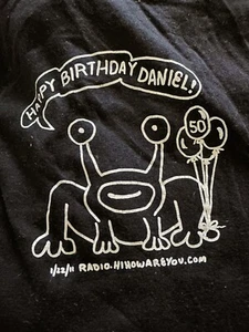 Rara Daniel Johnston 50 Cumpleaños Camiseta Backstock NUEVA Nirviana Kurt Cobain XL- - Imagen 1 de 5