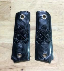 New COLT 1911 GRIPS Customer Kimber Clones For Fit Full Size Springfield Resin - Picture 1 of 1