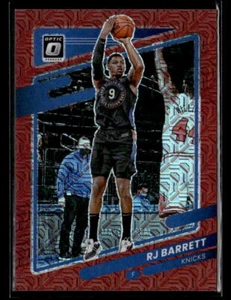 RJ Barrett 2021 Donruss Optic Choice Red 87/88 #63  New York Knicks - Picture 1 of 2