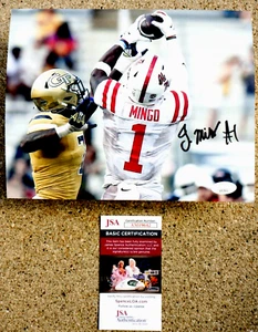 JONATHAN MINGO Ole Miss Rebels SIGNIERTES 8X10 Foto JSA COA DALLAS COWBOYS B - Bild 1 von 1