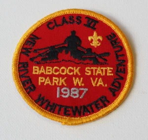 Nuevo parche River Whitewater Adventure, Babcock State Park West Virginia 1987 - Imagen 1 de 1