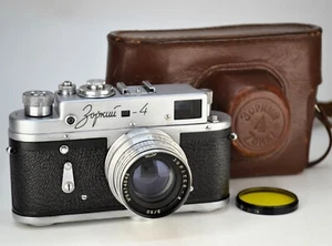 ¡TOTALMENTE REPARADO! Cámara RF 1964 URSS "ZORKI 4" + lente Jupiter-8 M39 f2/50 - Imagen 1 de 9