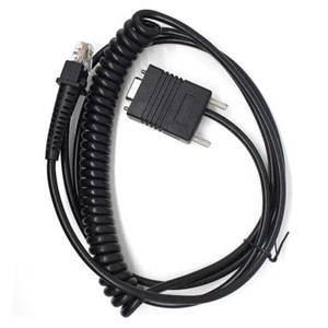 9FT Coiled RS-232 Serial Cable For Datalogic D100 GD4130 QD2130 Mobile Computer - Foto 1 di 1