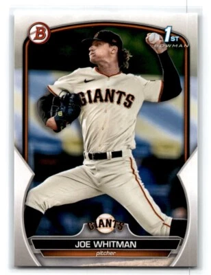 2023 Bowman 1st Joe Whitman #BD-98 Giants - Image 1 of 2