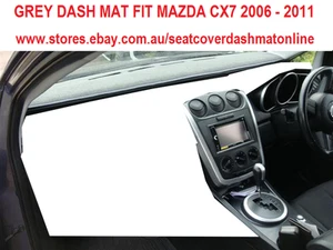 DASH MAT, DAHSMAT, DASHBOARD COVER FIT MAZDA CX7 2006 - 2011, GREY - Picture 1 of 4