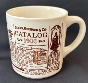 Vintage Sears Roebuck - Advertising 1906 Catalog Ceramic Coffee Mug - Picture 1 of 5