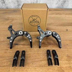 New! Ciamillo L8 Ultra Carbon Titanium Center-Mount Road Rim Brake Calipers 132g - Picture 1 of 5